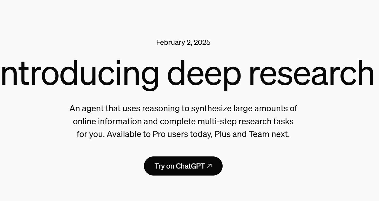 ChatGPT Deep Research