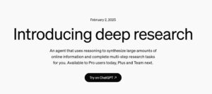 ChatGPT Deep Research